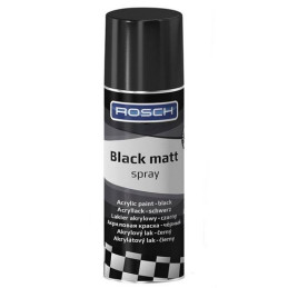 ROSCH Lakier akrylowy matowy czarny BLACK MATT 400ml