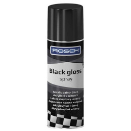ROSCH Lakier akrylowy czarny połysk BLACK GLOSS 400ml