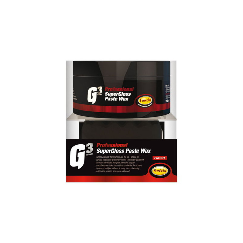FARECLA G3 PRO Pasta woskowa SUPERGLOSS PASTE WAX 200g FARECLA G3 PRO Pasta woskowa SUPERGLOSS PASTE WAX 200g