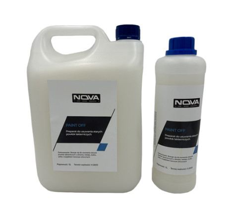 NOVA PAINT OFF - Preparat do usuwania starych powłok lakierniczych