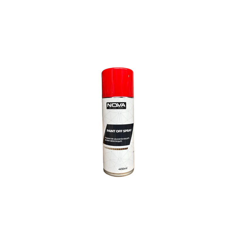 NOVA PAINT OFF SPRAY- Preparat do usuwania starych powłok lakierniczych 400ml