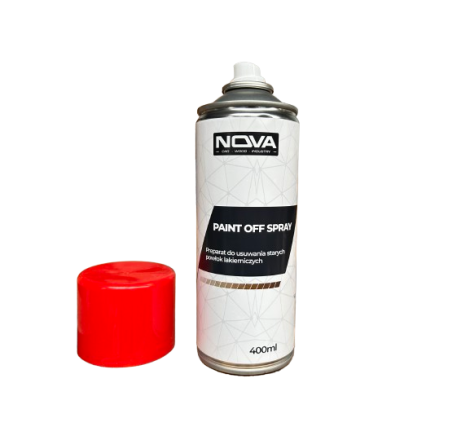 NOVA PAINT OFF SPRAY- Preparat do usuwania starych powłok lakierniczych 400ml