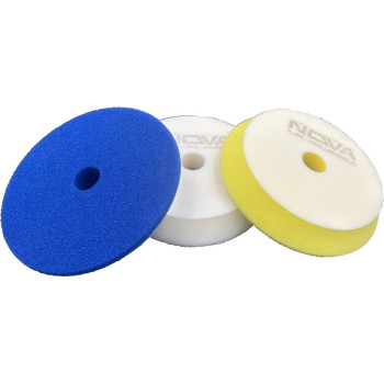NOVA ULTIMATE DA F-PAD - Gąbki polerskie otwartokomórkowe, rzep, h25, d125/150,