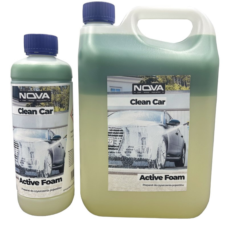 NOVA Clean Car Active Foam - Preparat do czyszczenia pojazdów