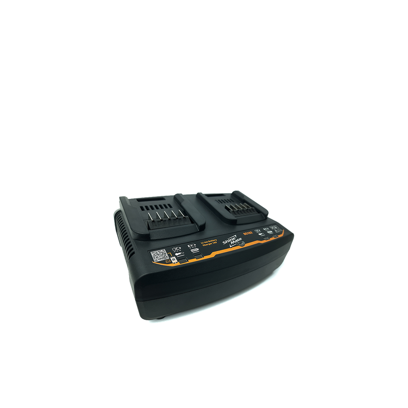 ShineMate - Ładowarka dwukanałowa BC182 Dual-Channel Rapid Charger, 18 V, 2 x 4 A