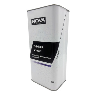 NOVA ACRYLIC THINNER - Rozcieńczalnik do systemów akrylowych 5L NOVA ACRYLIC THINNER - Rozcieńczalnik do systemów akrylowych 5L