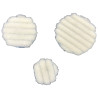 ShineMate - Futro polerskie Striped Short-Nap Wool Pad, T140 Heavy Cut