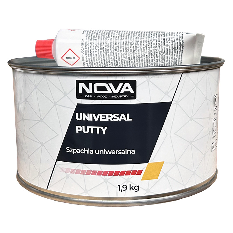 NOVA UNIVERSAL PUTTY - Szpachla uniwersalna + utwardzacz, 1.9kg (żółty)