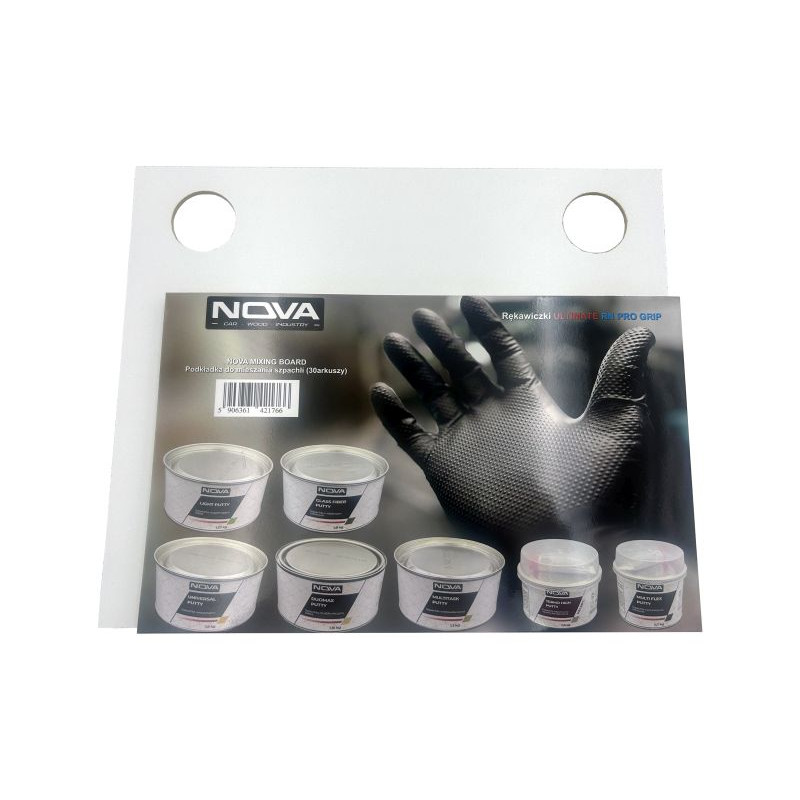 NOVA MIXING BOARD - Podkładka do mieszania szpachli (30arkuszy )