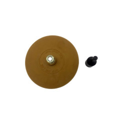 NOVA KG - Krążek gumowy do usuwania taśm dwustronnie klejących z adapterem, 88mm