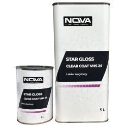 NOVA STAR GLOSS VHS 2:1 CLEAR COAT - Lakier bezbarwny akrylowy dwuskładnikowy