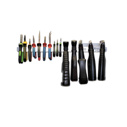 NOVA BW 1024 - Wieszak uniwersalny na akcesoria warsztatowe, rozm. 600x60x65mm, szary