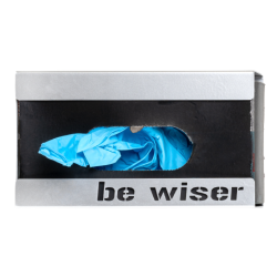 NOVA BW 1028 - Wieszak na rękawice jednorazowe, rozm. 250x75x145mm, szary