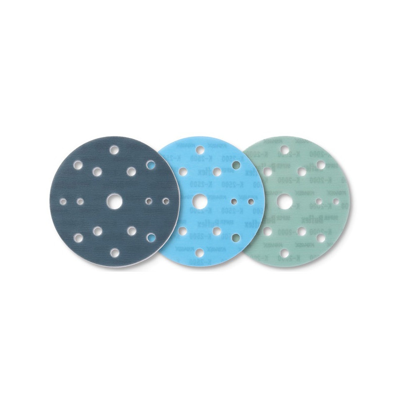KOVAX BUFLEX DRY - Krążek ścierny na rzep, 152mm, 15 otworów