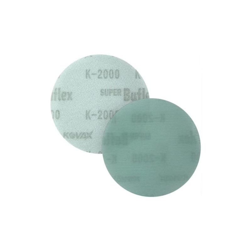 KOVAX BUFLEX DRY - Krążek ścierny na rzep, 75mm, GREEN, K2000