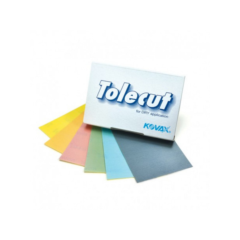 KOVAX TOLECUT - Papier ścierny do usuwania wtrąceń, samoprzylepny, 29x35mm, 1/8