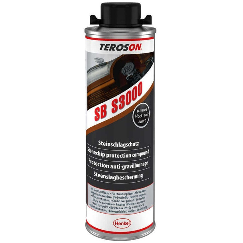 TEROSON SB S3000 BK BO 1L EGFD - antyodpryskowa powłoka ochronna czarna 1 L