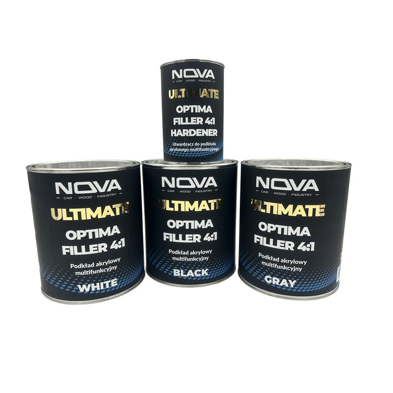 NOVA ULTIMATE OPTIMA FILLER 4:1 - Podkład akrylowy multifunkcyjny 3.6L
