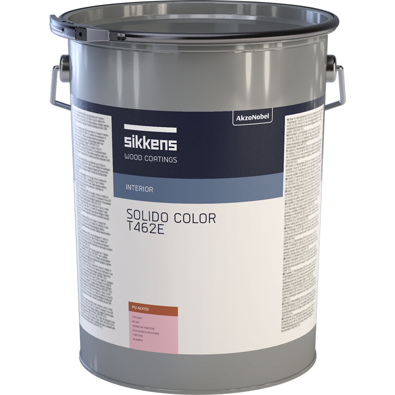 SIKKENS SOLIDO COLOR T462E SILVER - lakier poliuretanowy srebrny metalik 5kg