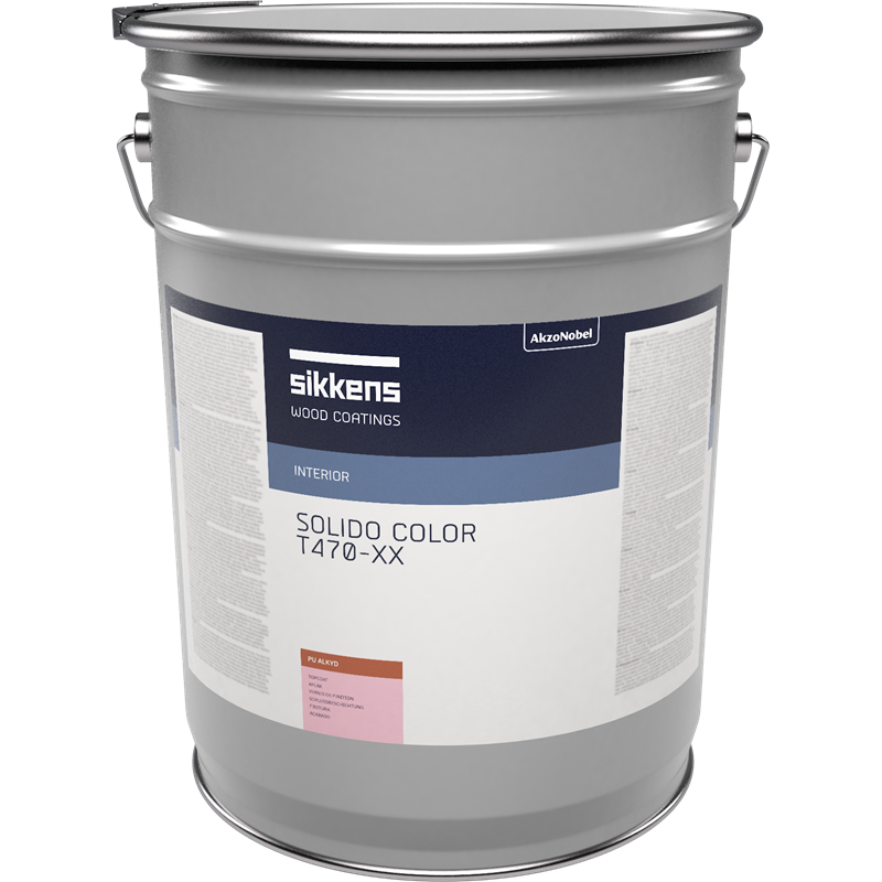 SIKKENS SOLIDO COLOR T470-10 BN00 - dwuskładnikowy lakier nawierzchniowy matowy (bezbarwny) 18,4kg