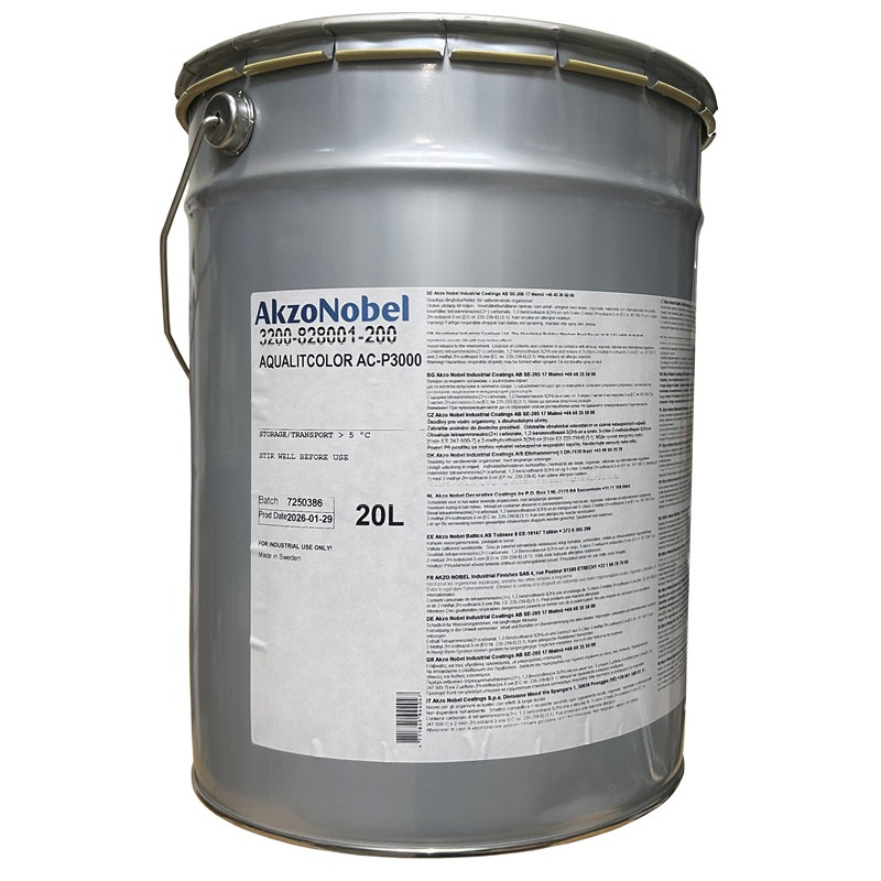 Sikkens WB AqualitColor AC-P3000 - jednoskładnikowy wodorozcieńczalny podkład pigmentowany 20L